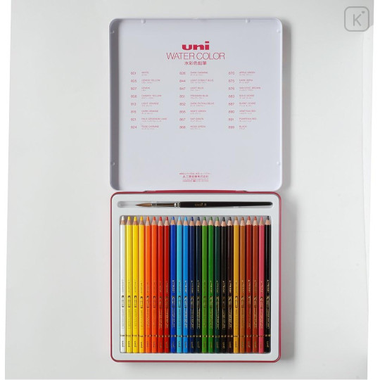Japan Uni Water Color Pencil Set - 24colors - 2
