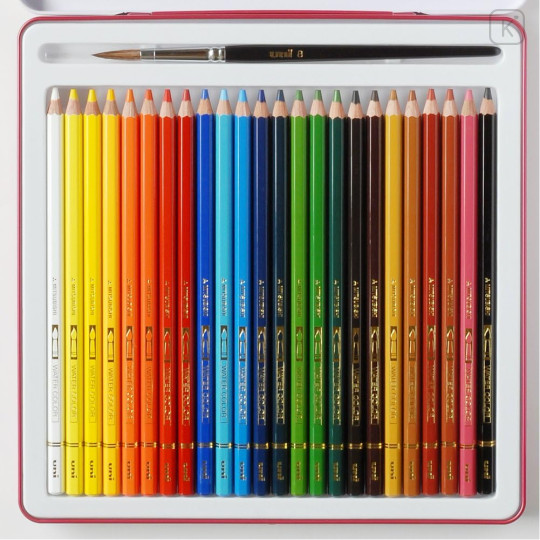 Japan Uni Water Color Pencil Set - 24colors - 3
