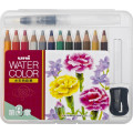 Japan Uni Water Color Pencil Set - 12colors Nature Tones Compact - 1