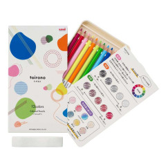 Japan Uni Toirono Colored Pencil Set - 12colors