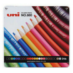 Japan Uni No.880 Colored Pencil Set - 24colors