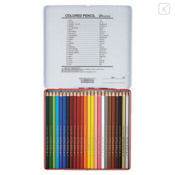 Japan Uni No.880 Colored Pencil Set - 24colors - 2