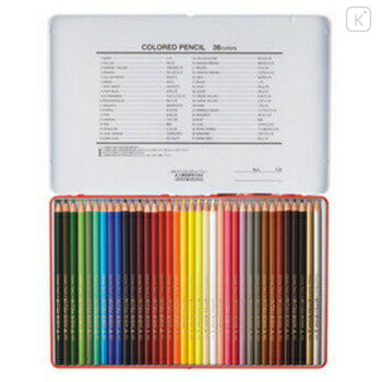 Japan Uni No.880 Colored Pencil Set - 36colors - 2