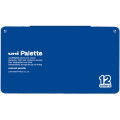 Japan Uni Palette Colored Pencil Set - 12colors Blue Case - 1