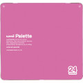 Japan Uni Palette Colored Pencil Set - 24colors Pink Case - 1