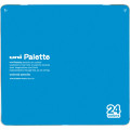 Japan Uni Palette Colored Pencil Set - 24colors Light Blue Case - 1