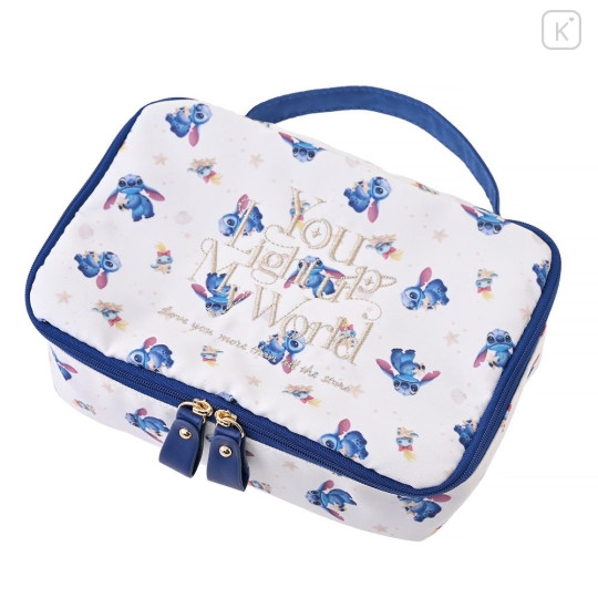 Japan Disney Store Square Pouch - Scrump & Stitch : Stitch Day Collection 2026 - 2