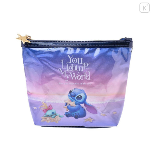 Japan Disney Store Cosmetic Pouch - Scrump & Stitch : Stitch Day Collection 2026 - 1