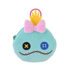 Japan Disney Store Face-shaped Pouch with Carabiner - Scrump