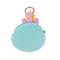 Japan Disney Store Face-shaped Pouch with Carabiner - Scrump - 2
