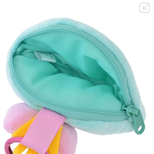 Japan Disney Store Face-shaped Pouch with Carabiner - Scrump - 3