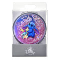 Japan Disney Store Floating Sequins 2-sided Compact Mirror - Scrump & Stitch : Stitch Day Collection 2026 - 2