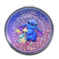 Japan Disney Store Floating Sequins 2-sided Compact Mirror - Scrump & Stitch : Stitch Day Collection 2026 - 4