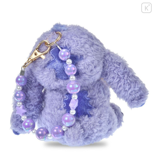 Japan Disney Store Mascot Bag Charm Keychain - Stitch : Stitch Day Collection 2026 Star Pearl Bead Purple - 3