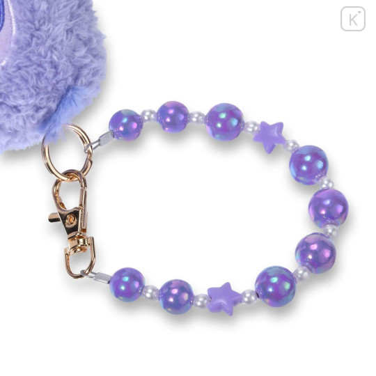 Japan Disney Store Mascot Bag Charm Keychain - Stitch : Stitch Day Collection 2026 Star Pearl Bead Purple - 4