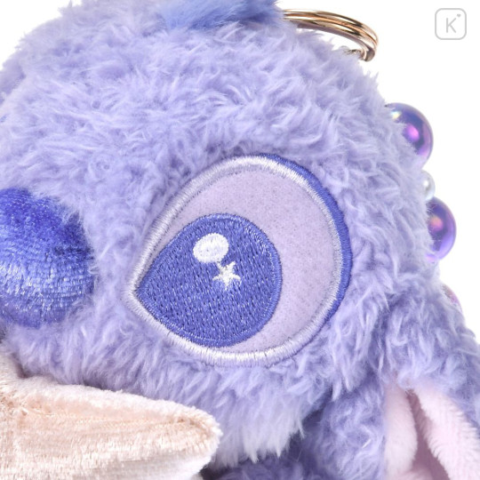 Japan Disney Store Mascot Bag Charm Keychain - Stitch : Stitch Day Collection 2026 Star Pearl Bead Purple - 5