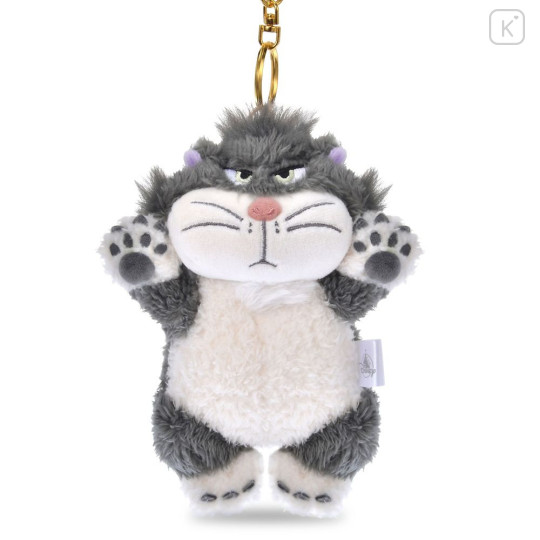 Japan Disney Store Plush Keychain - Cinderella : Cat Lucifer Animal Touch - 1