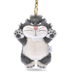 Japan Disney Store Plush Keychain - Cinderella : Cat Lucifer Animal Touch