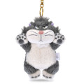 Japan Disney Store Plush Keychain - Cinderella : Cat Lucifer Animal Touch - 1