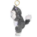 Japan Disney Store Plush Keychain - Cinderella : Cat Lucifer Animal Touch - 2