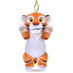 Japan Disney Store Plush Keychain - Aladdin : Tiger Rajah Animal Touch