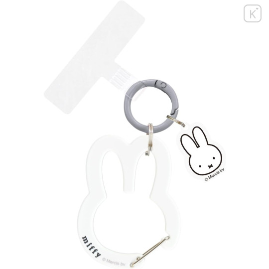 Japan Miffy Multi Ring Plus with Clear Carabiner - White - 1