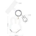 Japan Miffy Multi Ring Plus with Clear Carabiner - White - 2