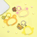 Japan Miffy Multi Ring Plus with Clear Carabiner - Kiiroitori Charm & Rilakkuma Face - 6