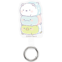 Japan San-X Multi Ring Plus - Sumikko Gurashi : Baby Shiro & Tokge & Penguin?