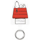 Japan Peanuts Multi Ring Plus - Snoopy : Relax on House Roof