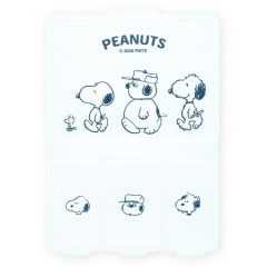 Japan Peanuts Medicine Small Case - Olaf & Snoopy : Brothers