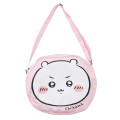 Japan Chiikawa Shoulder Crossbody Bag - Chiikawa : Chiikawa Park Face Pink - 1