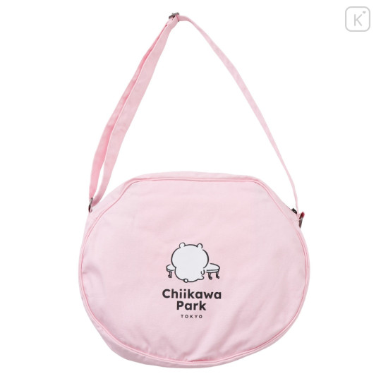 Japan Chiikawa Shoulder Crossbody Bag - Chiikawa : Chiikawa Park Face Pink - 6