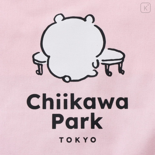 Japan Chiikawa Shoulder Crossbody Bag - Chiikawa : Chiikawa Park Face Pink - 7