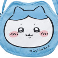 Japan Chiikawa Shoulder Crossbody Bag - Hachiware : Chiikawa Park Face - 6