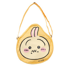 Japan Chiikawa Shoulder Crossbody Bag - Usagi : Chiikawa Park Face