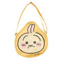 Japan Chiikawa Shoulder Crossbody Bag - Usagi : Chiikawa Park Face - 4