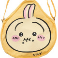 Japan Chiikawa Shoulder Crossbody Bag - Usagi : Chiikawa Park Face - 5
