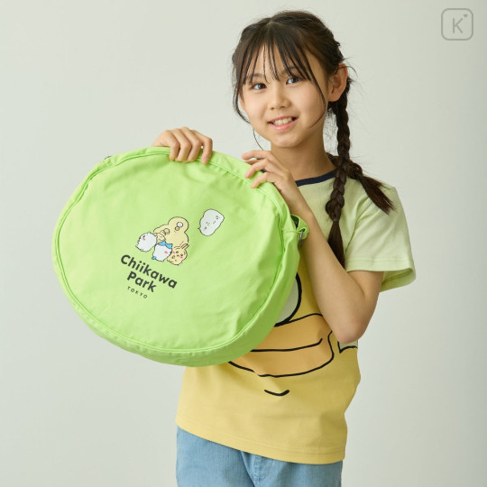 Japan Chiikawa Shoulder Crossbody Bag - Ode : Chiikawa Park Face - 4