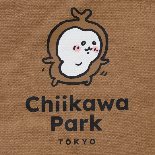 Japan Chiikawa Shoulder Crossbody Bag - Chiikabu : Chiikawa Park Face - 8