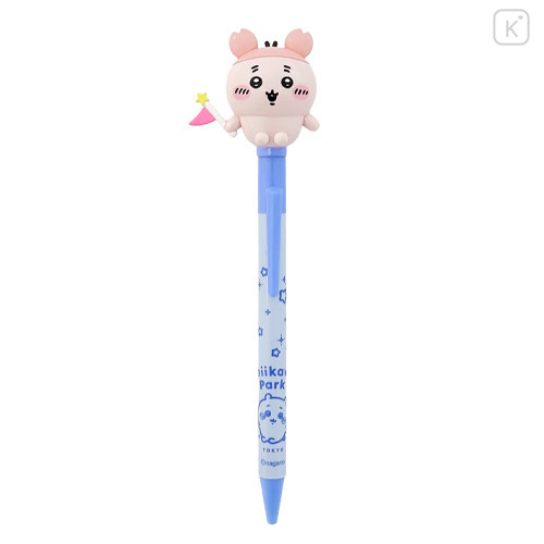 Japan Chiikawa Action Mascot Ballpoint Pen - Furuhonya Kani-chan : Chiikawa Park Flag - 1