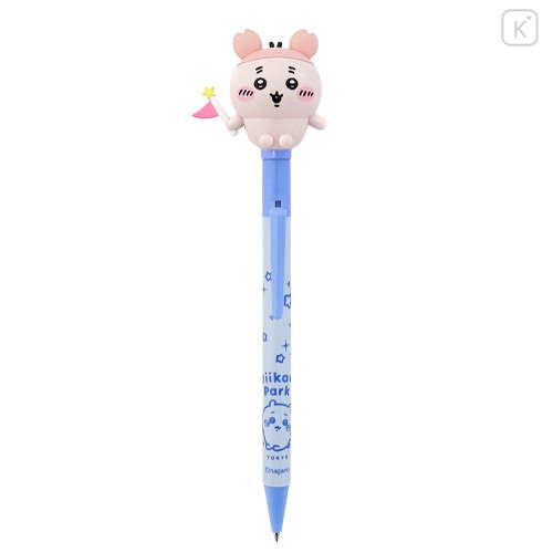 Japan Chiikawa Action Mascot Ballpoint Pen - Furuhonya Kani-chan : Chiikawa Park Flag - 2