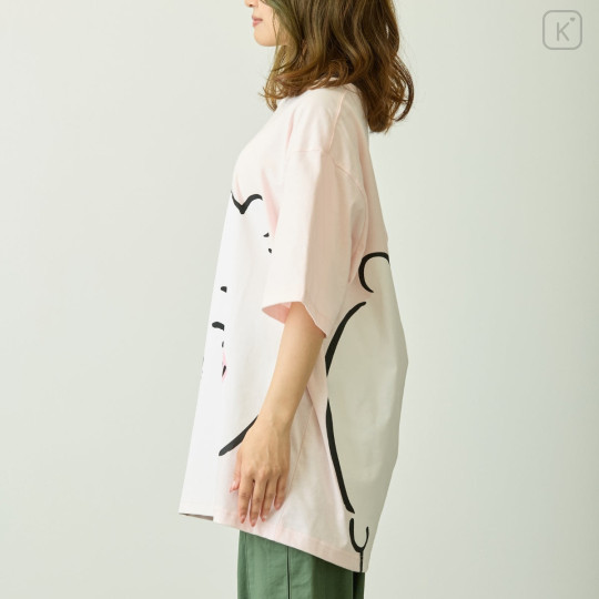 Japan Chiikawa T-shirt (S) - Chiikawa : Chiikawa Park Happy Crying Pink - 5