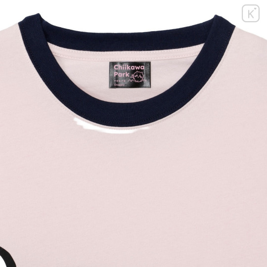 Japan Chiikawa T-shirt (S) - Chiikawa : Chiikawa Park Happy Crying Pink - 8