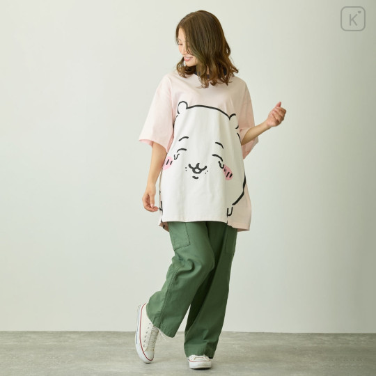 Japan Chiikawa T-shirt (M) - Chiikawa : Chiikawa Park Happy Crying Pink - 2