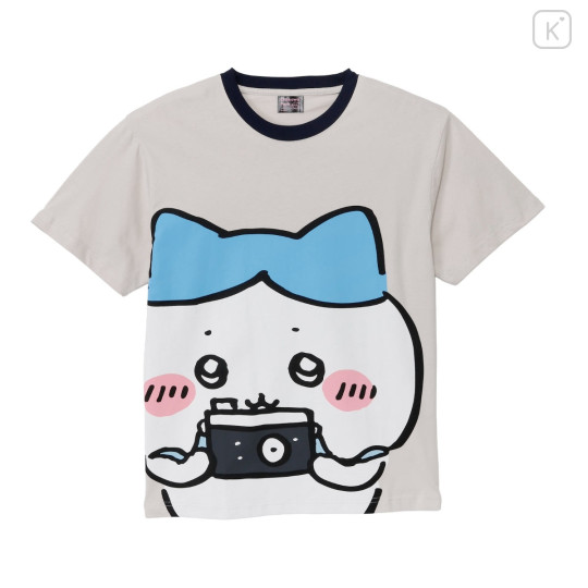 Japan Chiikawa T-shirt (S) - Hachiware : Chiikawa Park Camera Grey - 7