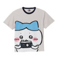 Japan Chiikawa T-shirt (L) - Hachiware : Chiikawa Park Camera Grey - 1