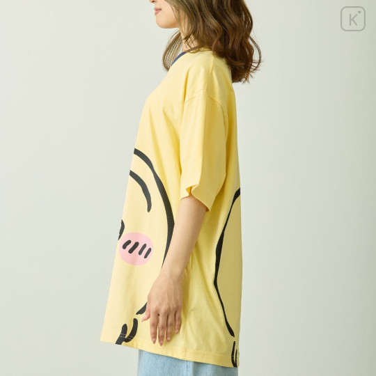 Japan Chiikawa T-shirt (M) - Usagi : Chiikawa Park Yellow - 6