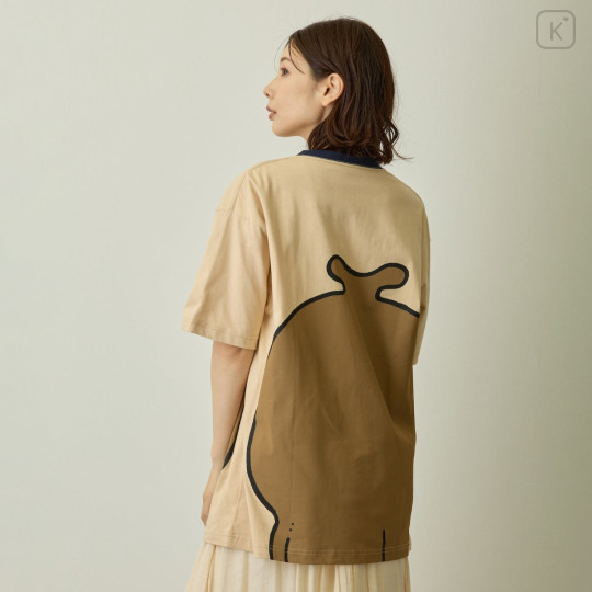 Japan Chiikawa T-shirt (XL) - Chiikabu : Chiikawa Park Beige Brown - 4