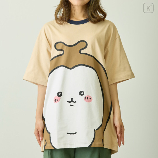 Japan Chiikawa T-shirt (XL) - Chiikabu : Chiikawa Park Beige Brown - 7